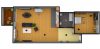 TOP 2 Zimmer mit großem Balkon! - Grundriss von oben, Moosweg 5 in Leverkusen, Immodez GmbH, Hausverwaltung, Immobilienmakler, Köln und Umgebung